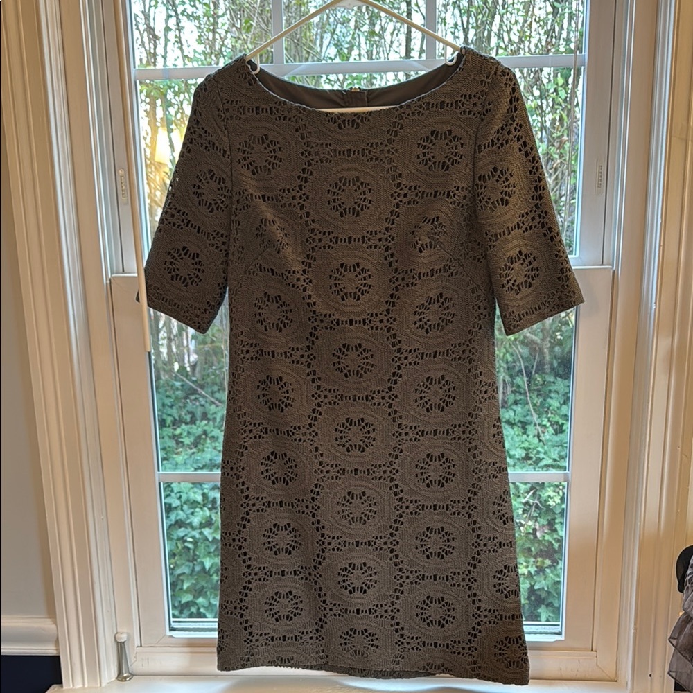 Gray Lace Dress